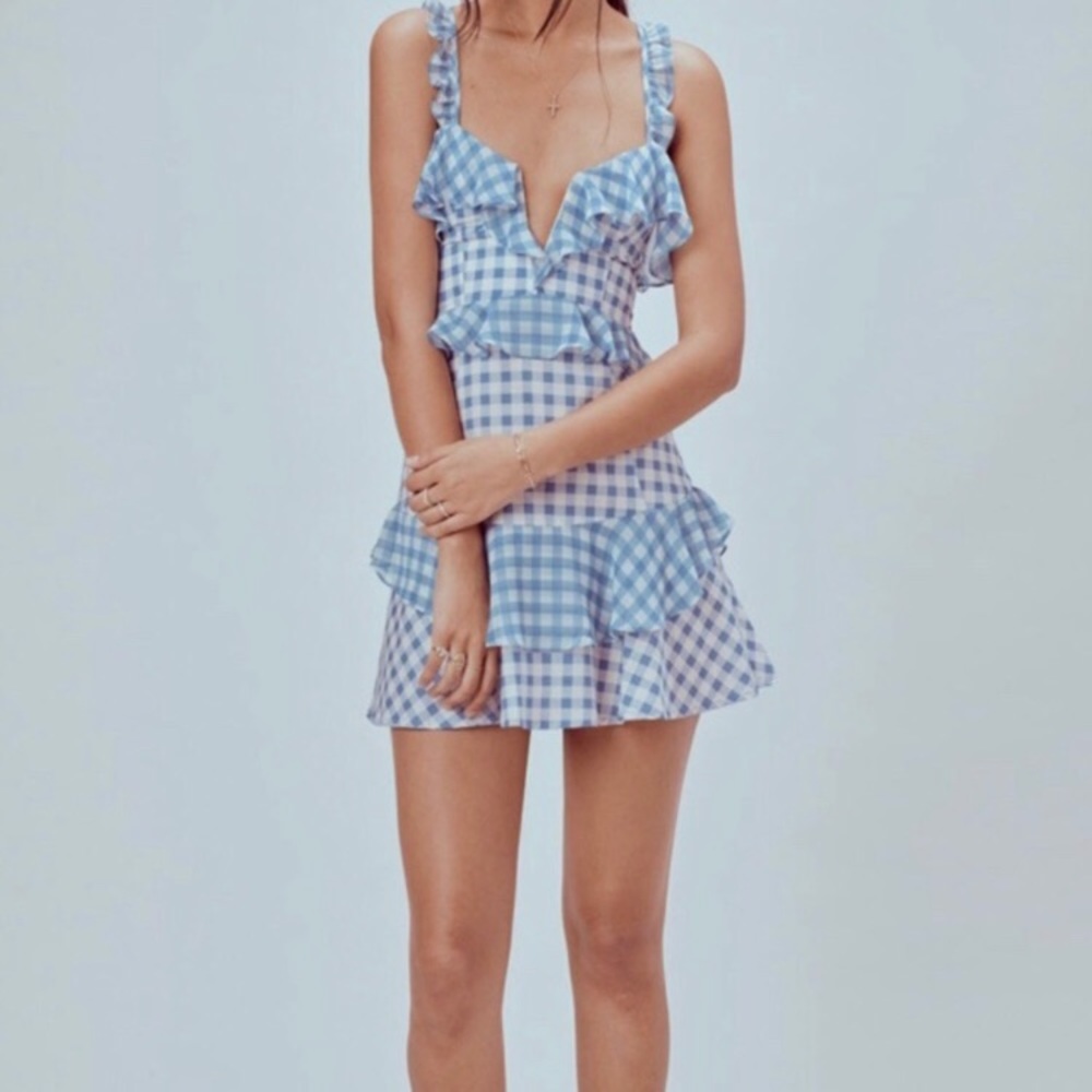 NWT for Love and lemons Dixie ruffle dress